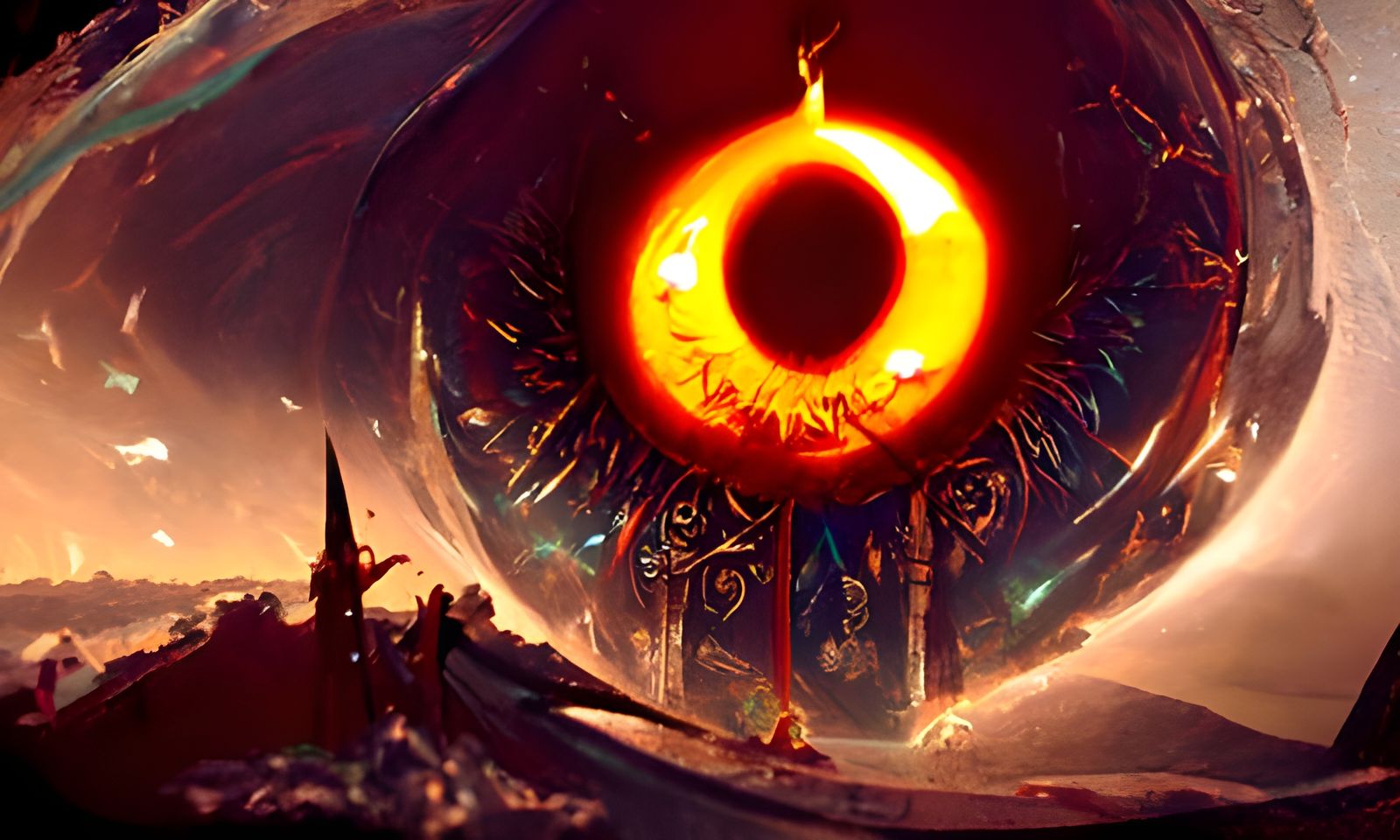 Epic Sauron's Eye Concept Art in Unreal Engine