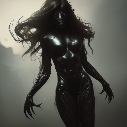 Terrifying Female Symbiote Transformation in Dark Fantasy St...