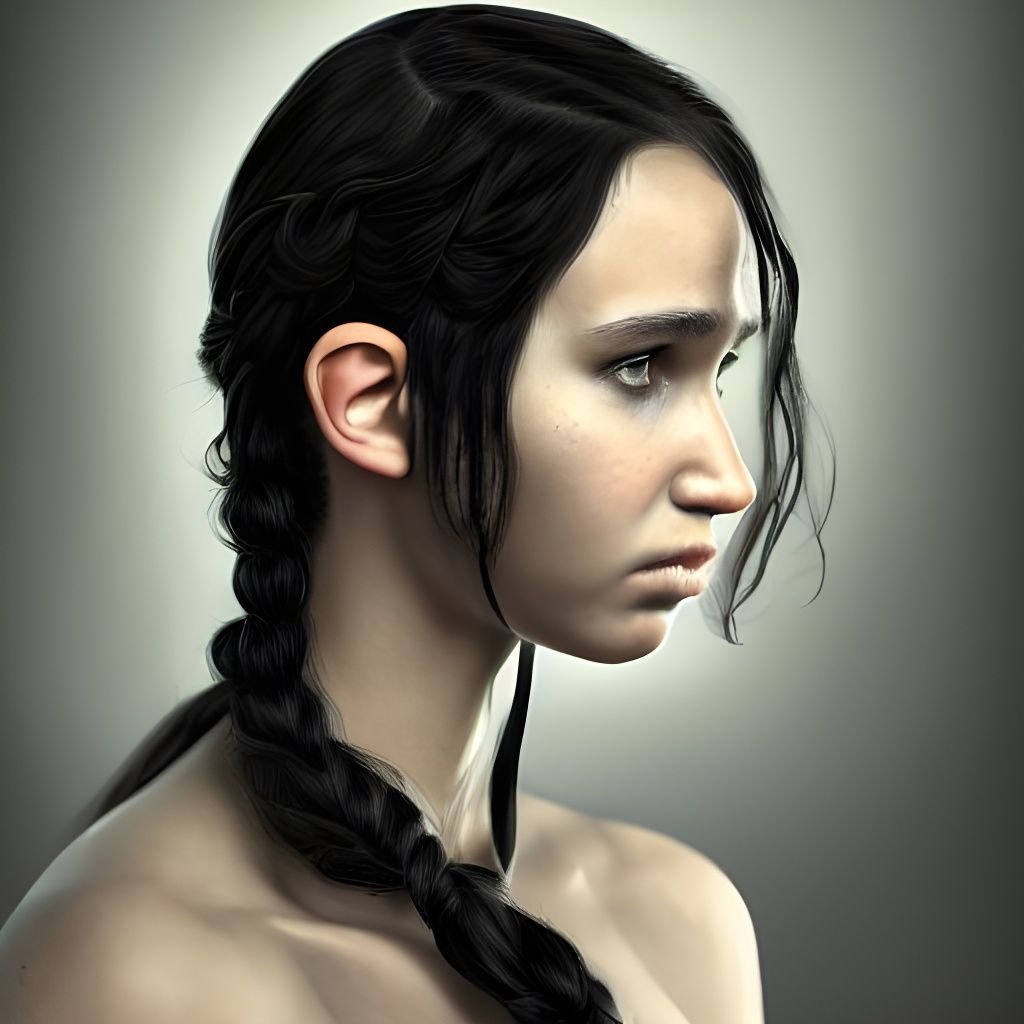 Haunting Portrait of a Determined Girl in 4K