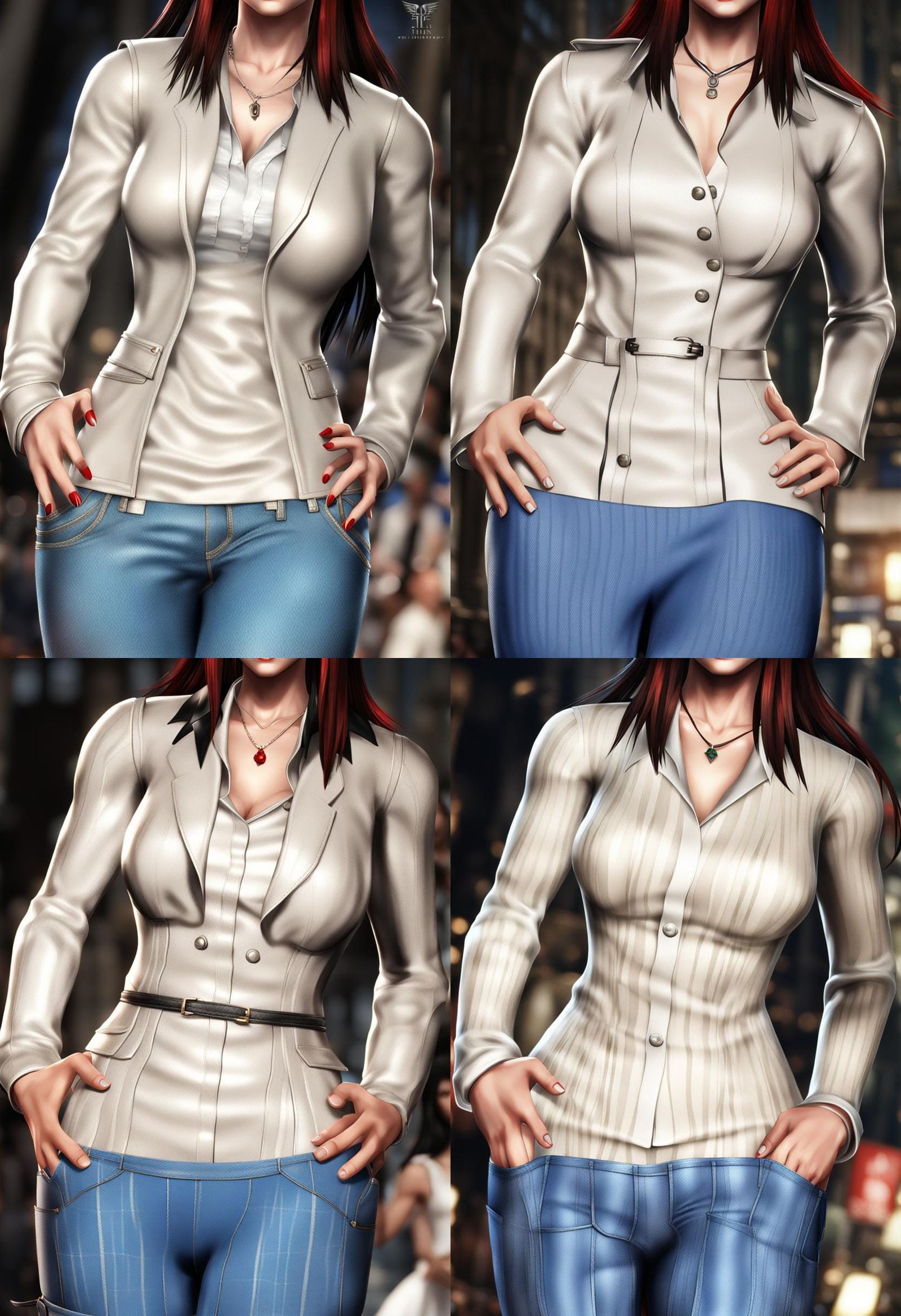 Tifa Lockhart 3D Render in Realistic Style