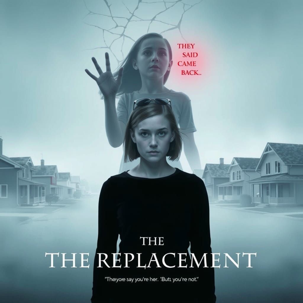 Eerie Town: Psychological Horror Movie Poster