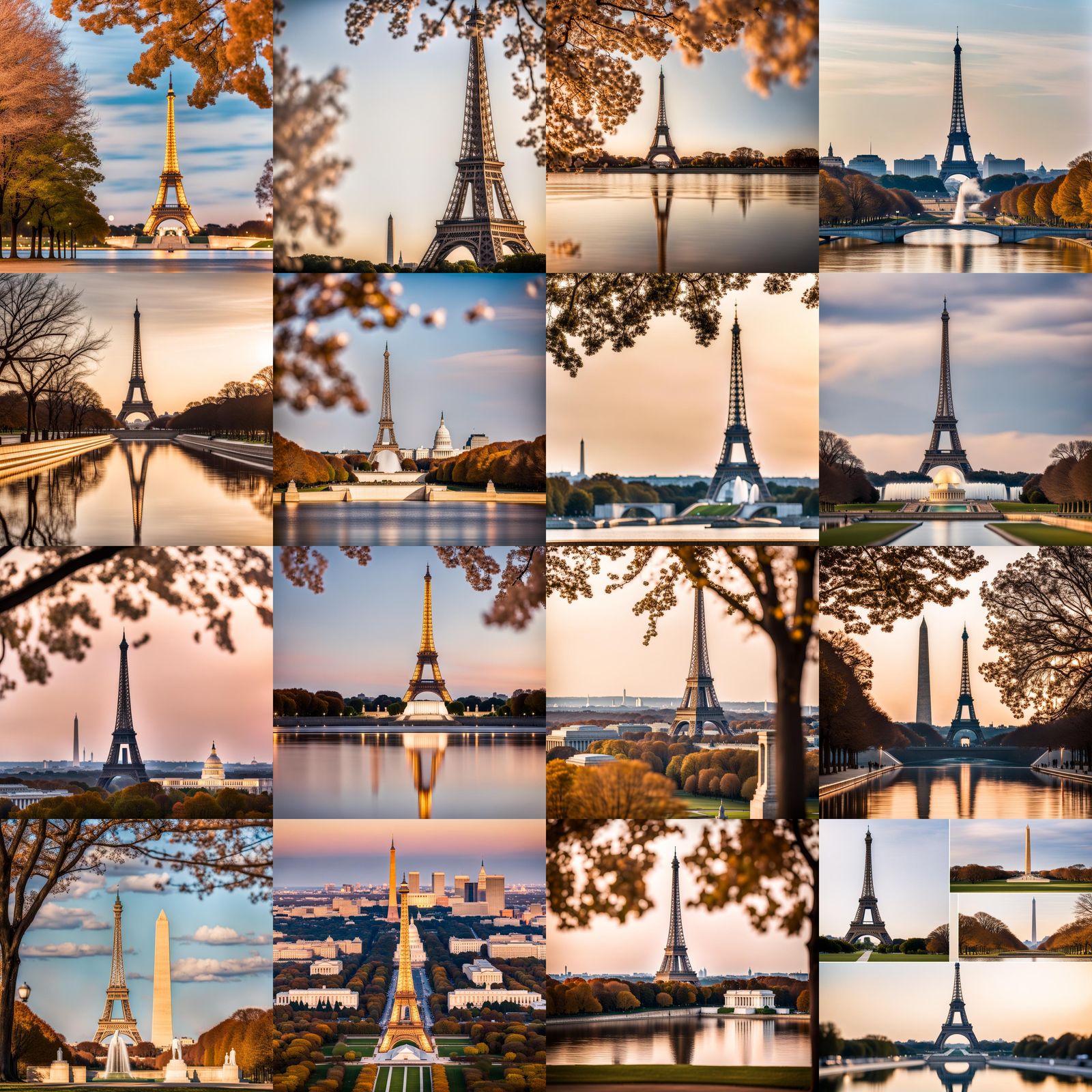 Eiffel Tower in Washington DC: Professional Photo