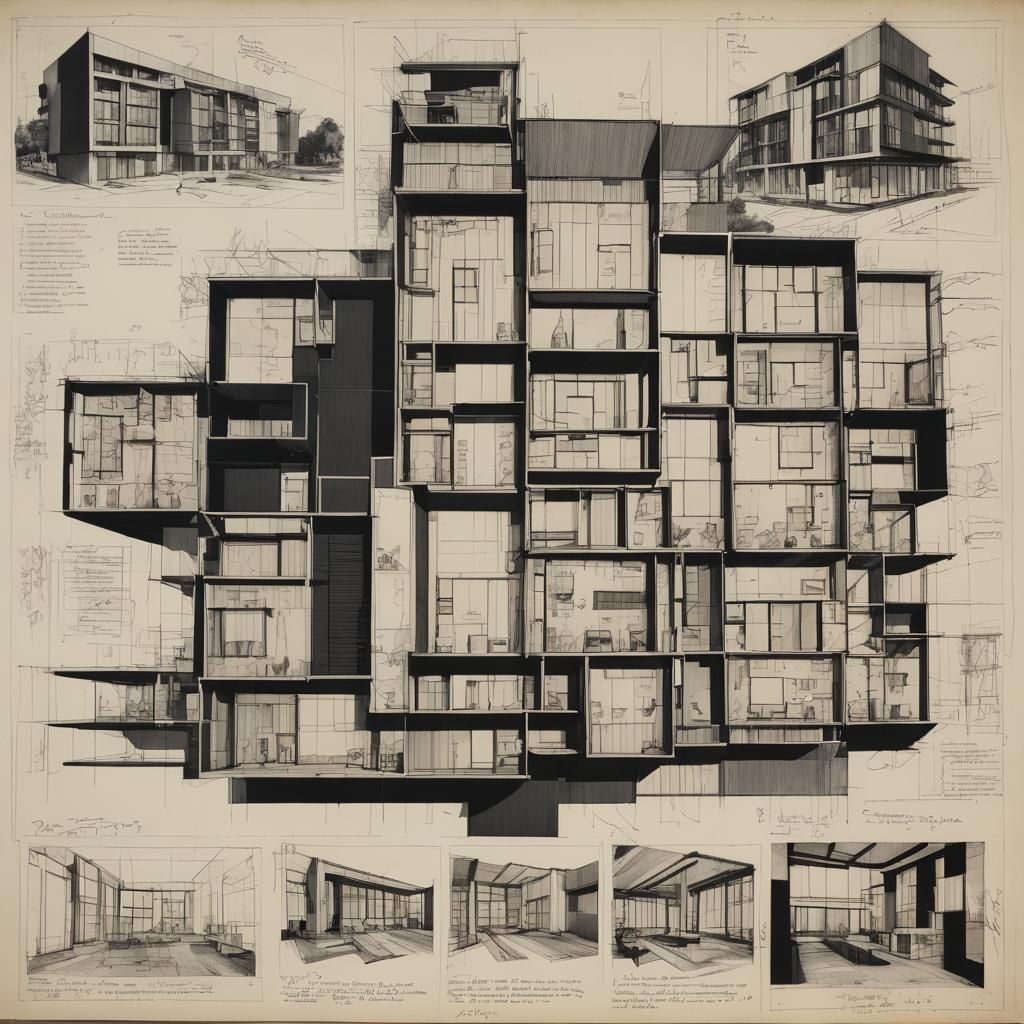 Architectural Competition Presentation Board Layout