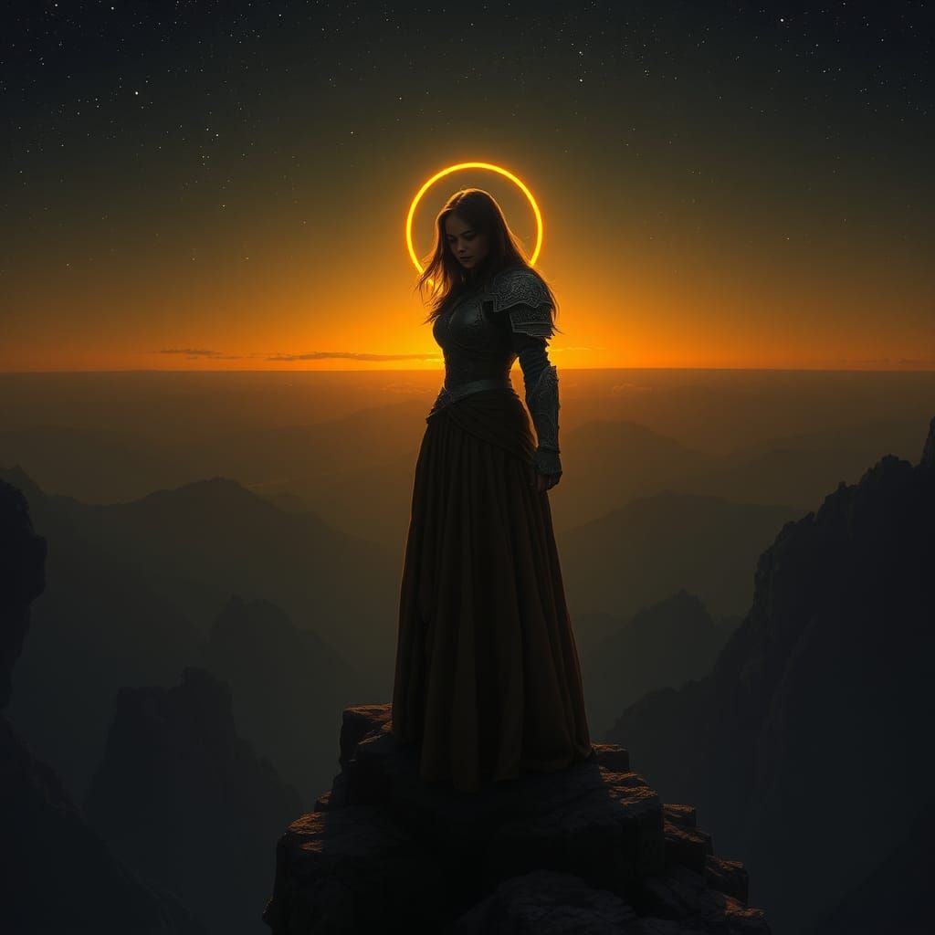 Mysterious female warrior