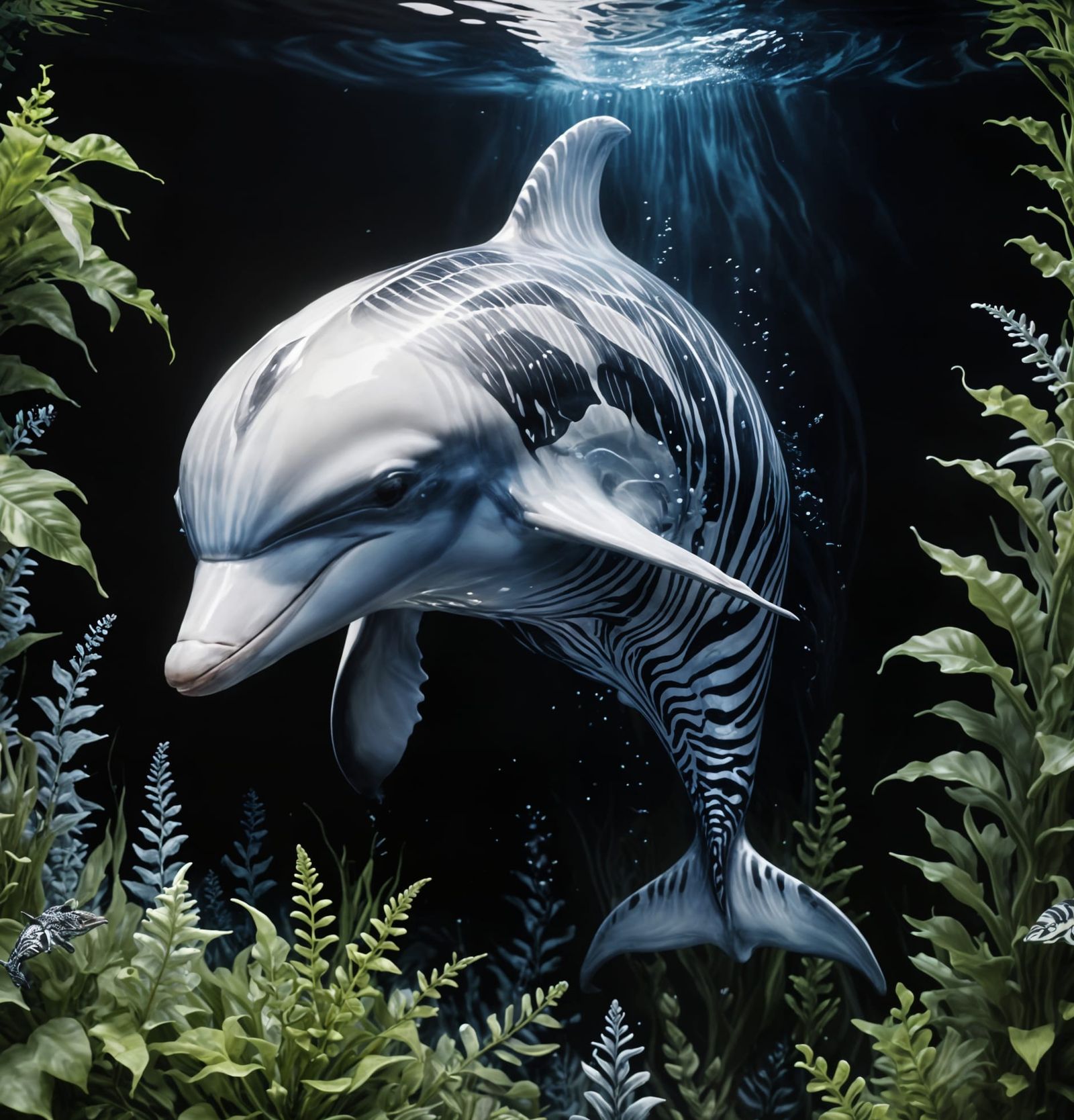 Zebra Striped Dolphin