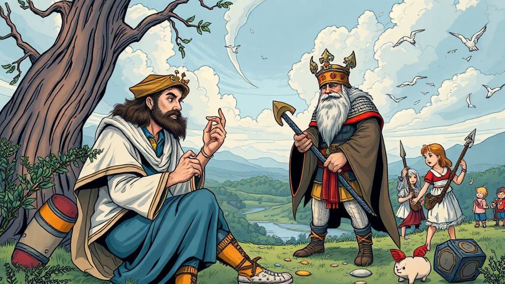 Comic Book Art of Retro Game Characters