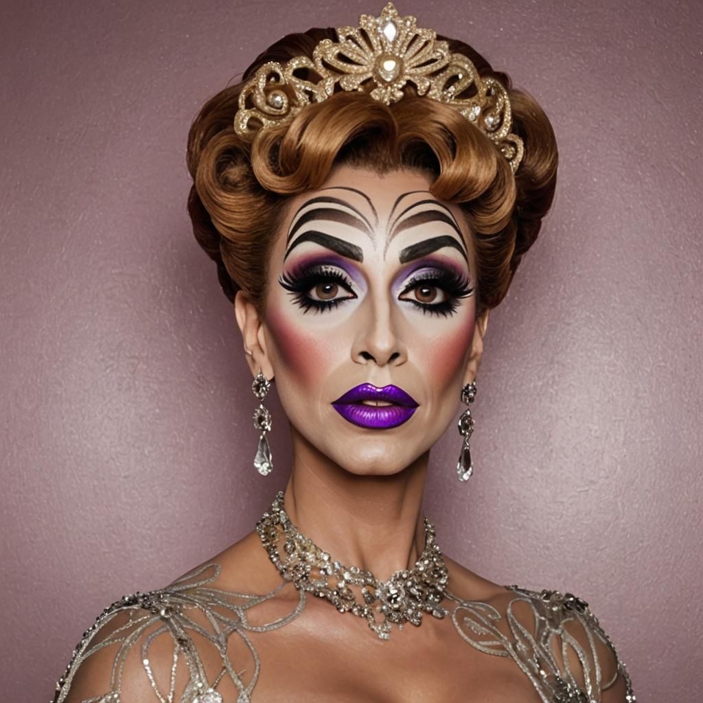 Photo Bianca del Rio drag queen in full make up