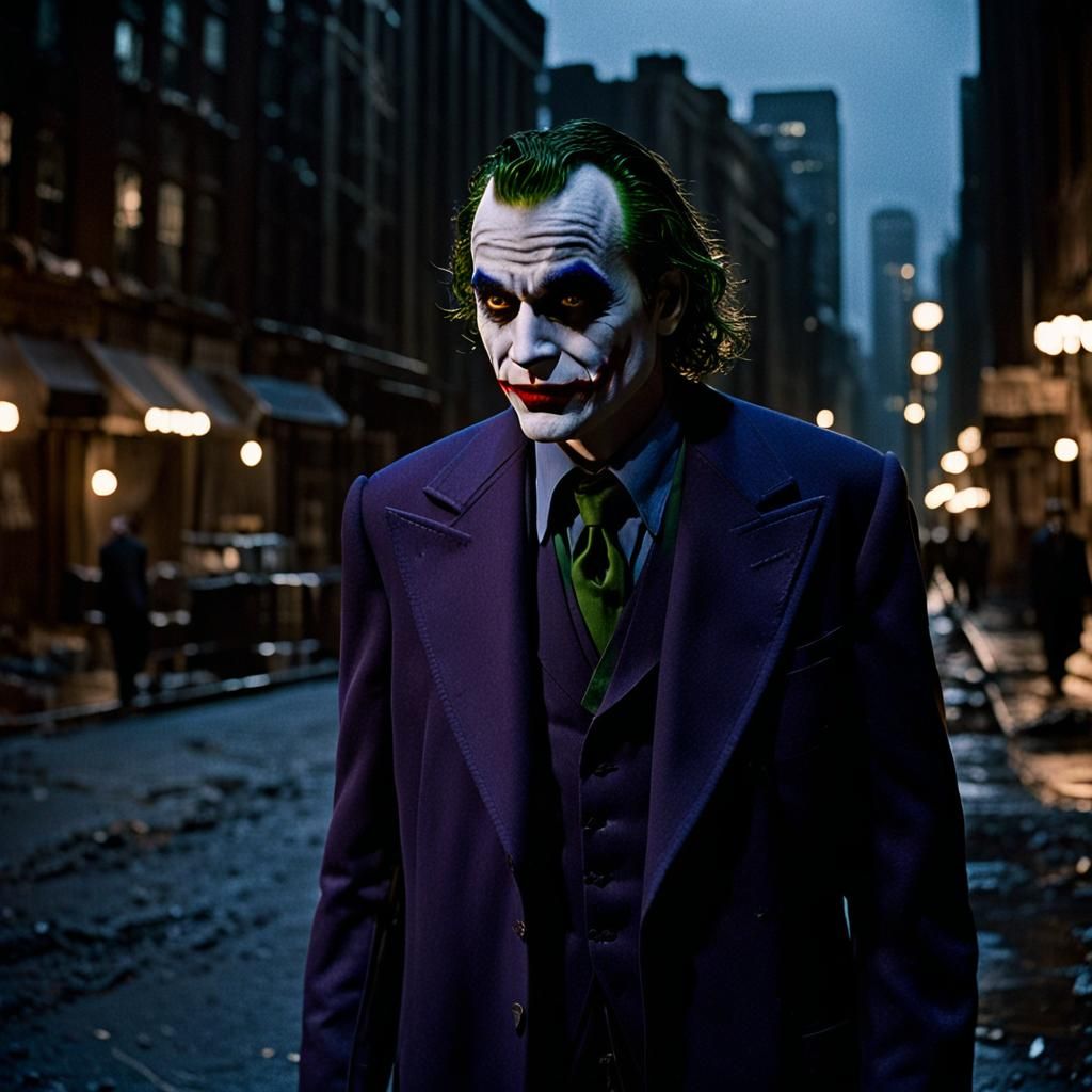 The Joker in Film Noir Gotham City