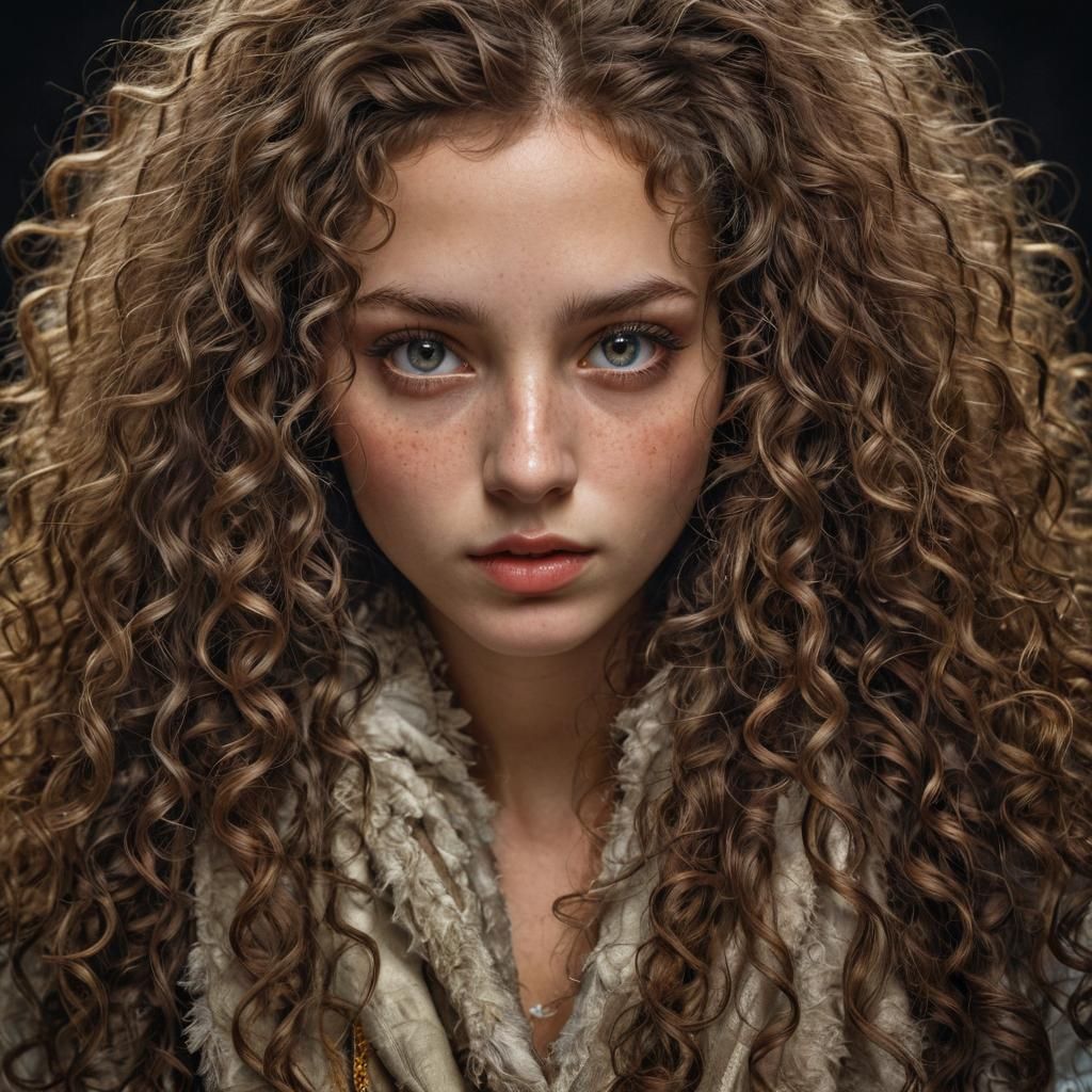 Porcelain Skinned Girl Hiding Identity in Rags