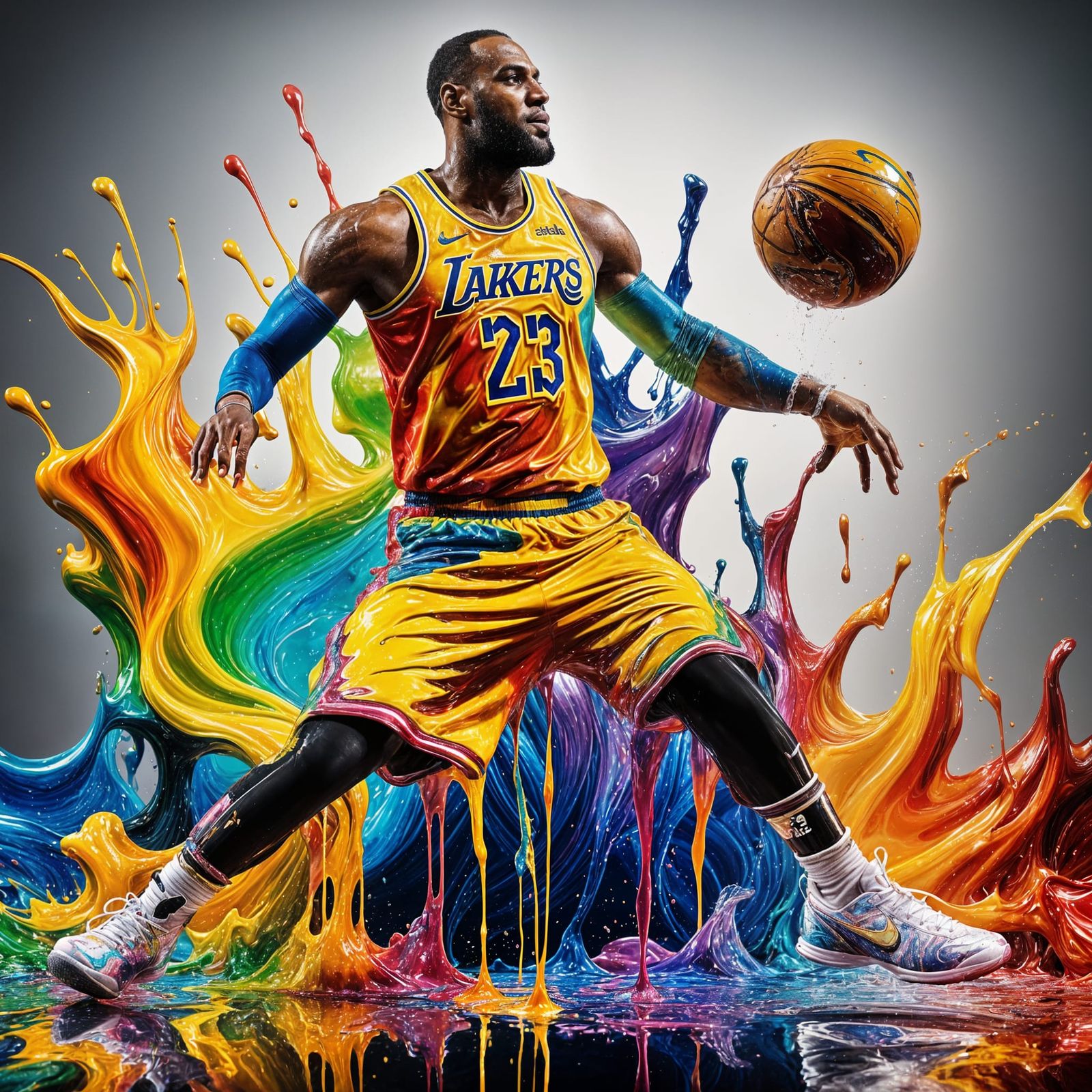 The melting of LeBron James