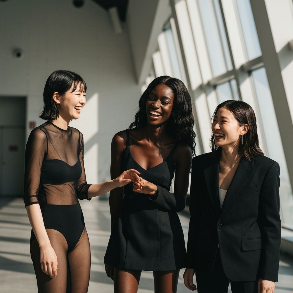 Diverse Women in Avant-Garde Streetwear at Sendai Mediathequ...