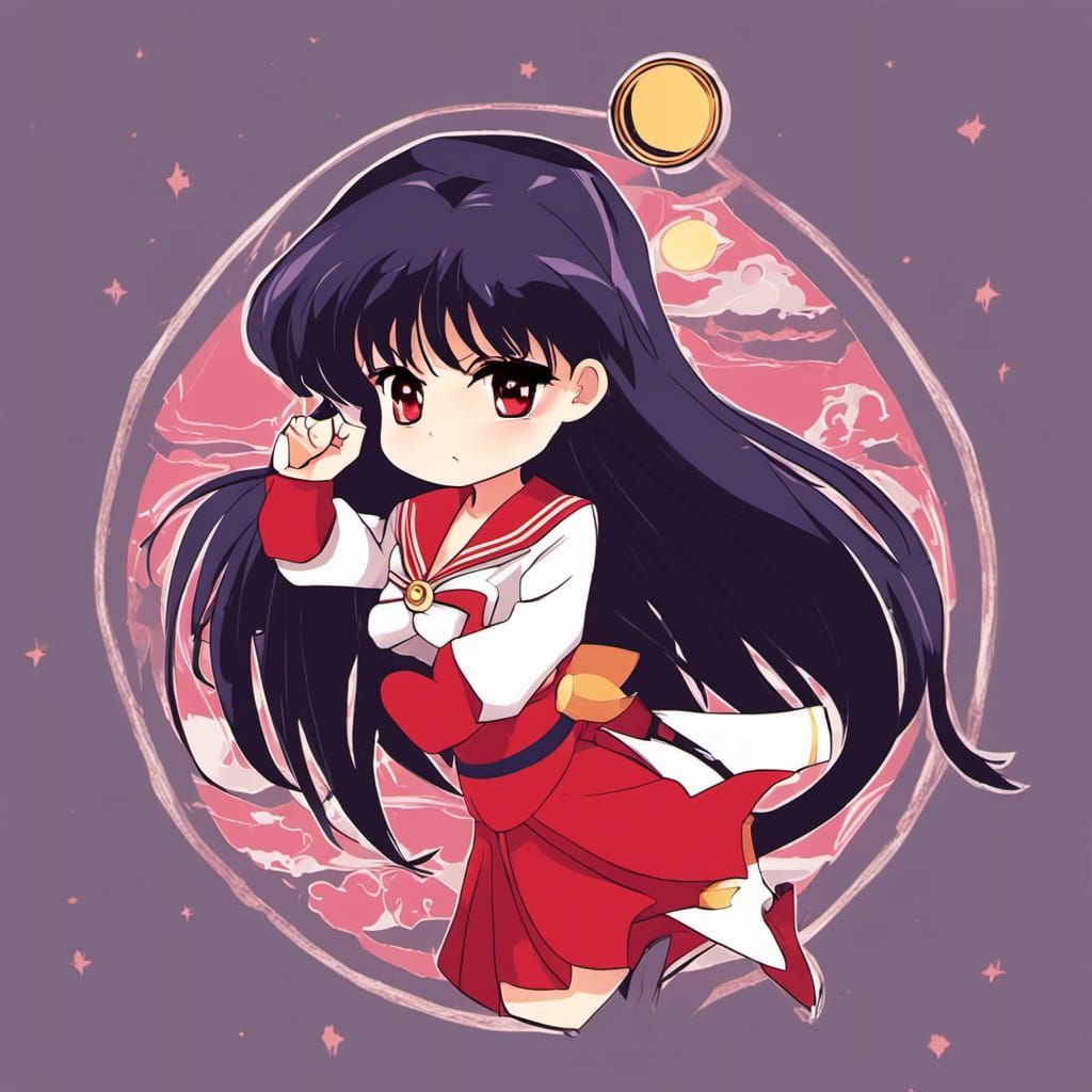 Chibi Sailor Mars Anime Key Visual
