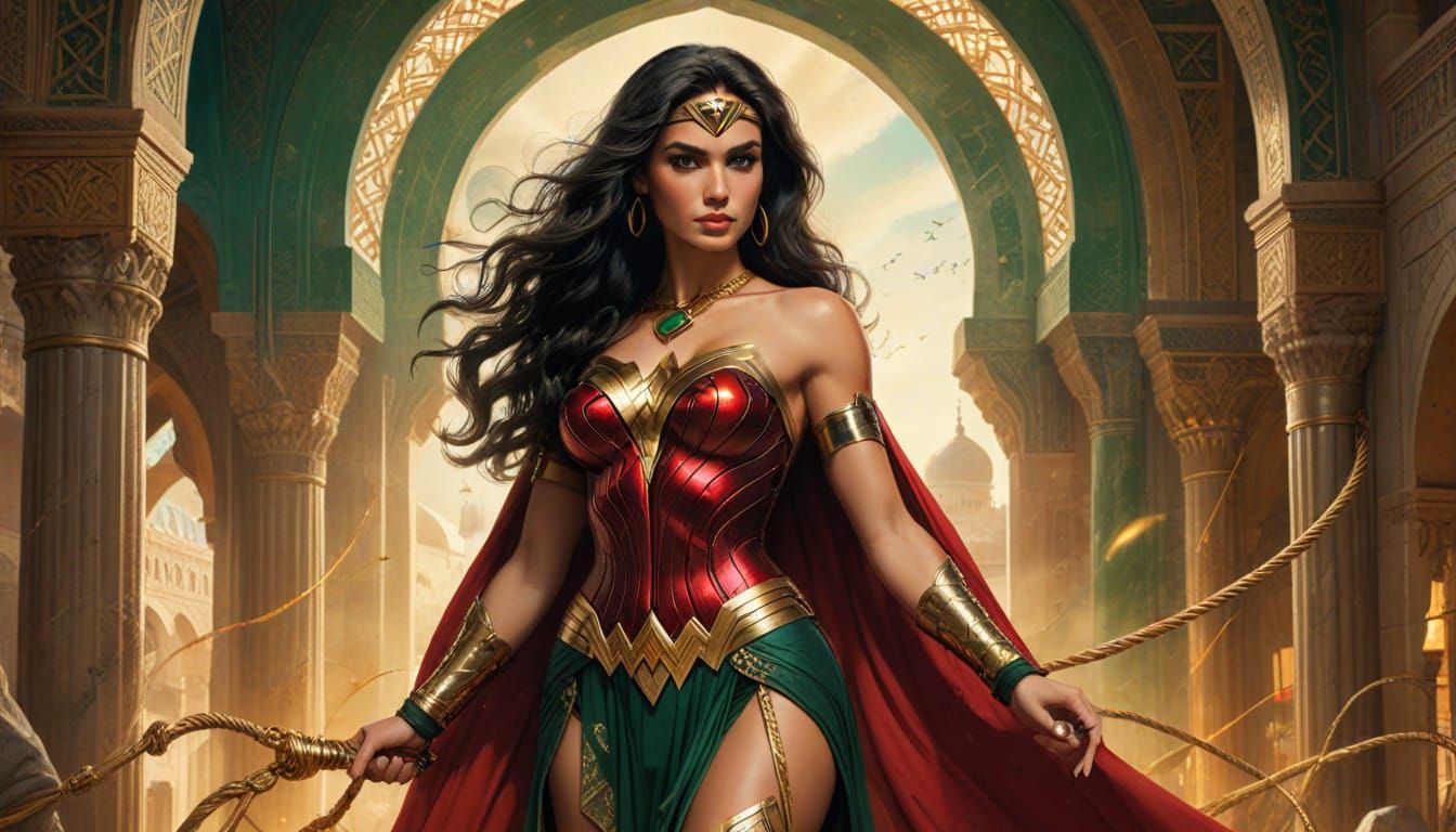 arabic  wonder woman ...