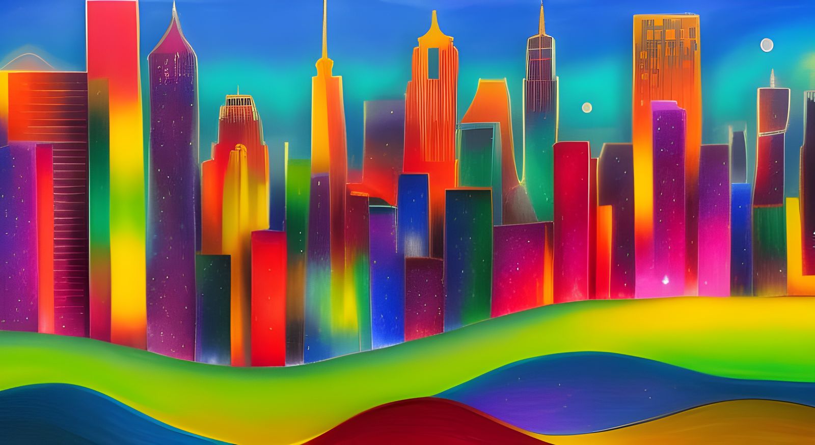 Good Night NC #206: Night Time Skyline #9