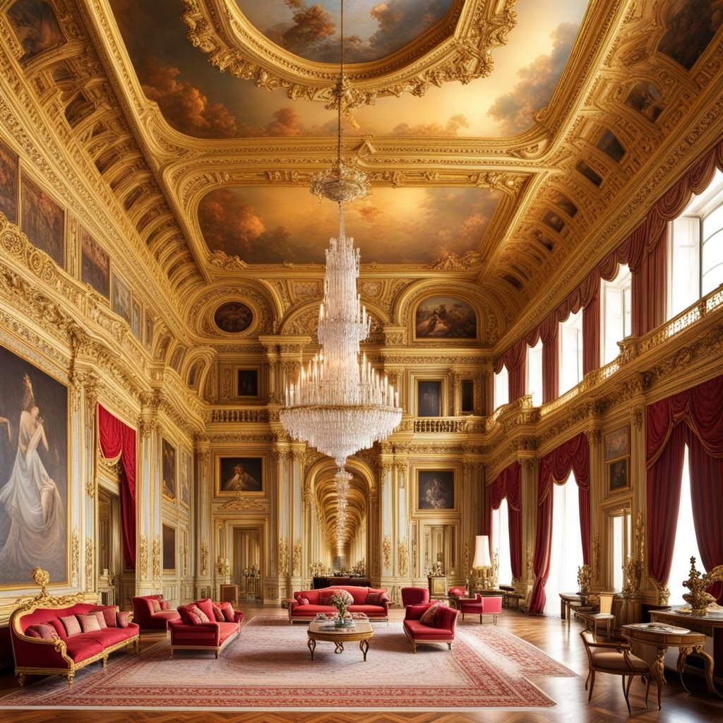 Extravagant Palace: World's Largest Common Room