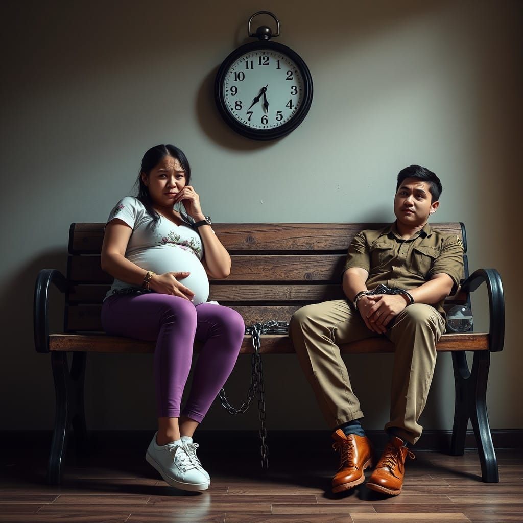 Distraught Couple Trapped in Desperate Bond, Government Cloc...