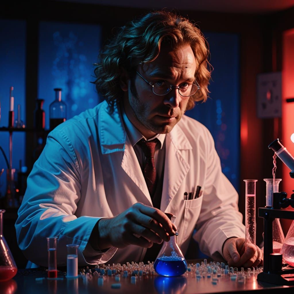 Mad Scientist Alex Jones Prepares Deadly Serum in Film Noir ...