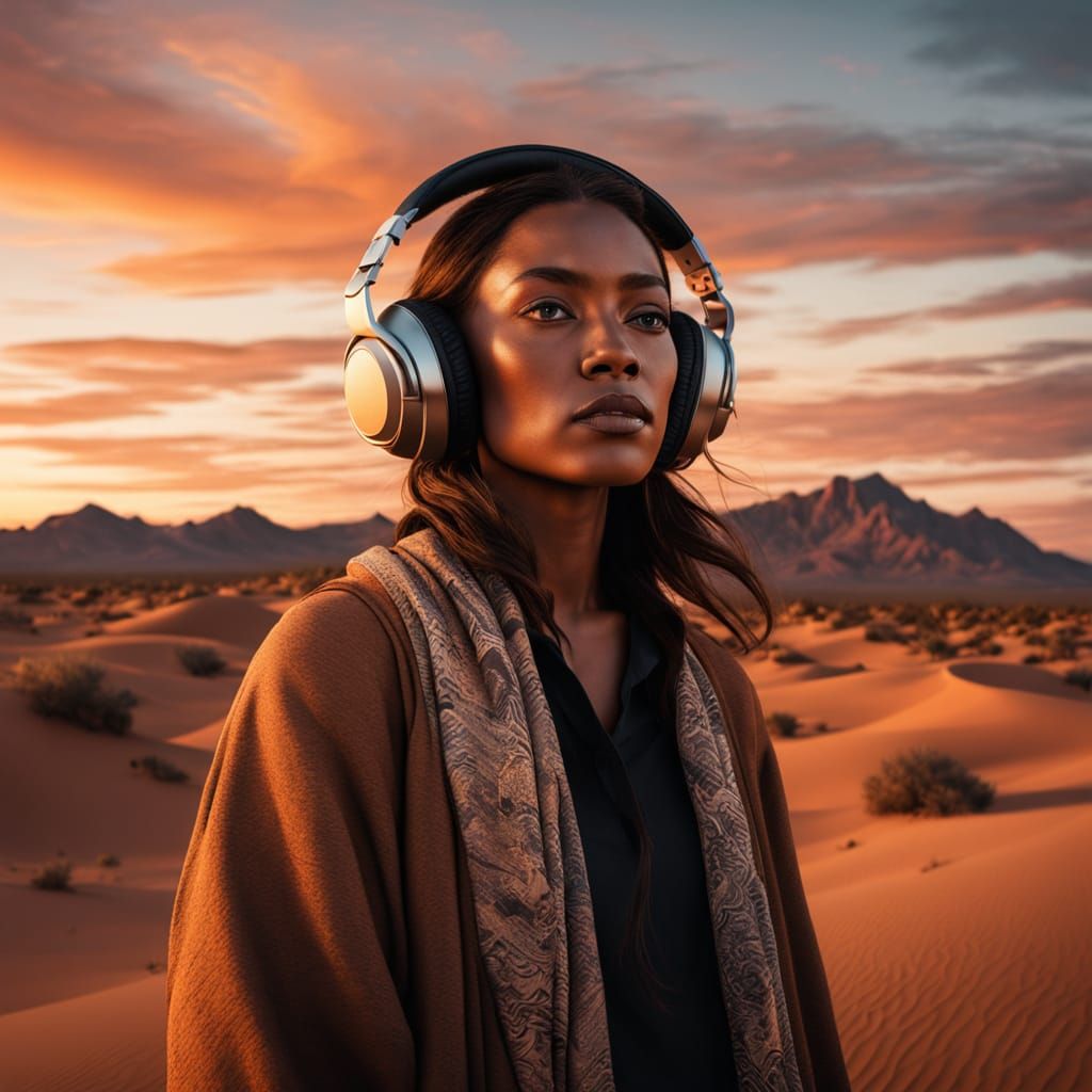 Modern Western Femme in Vibrant Oil Painting