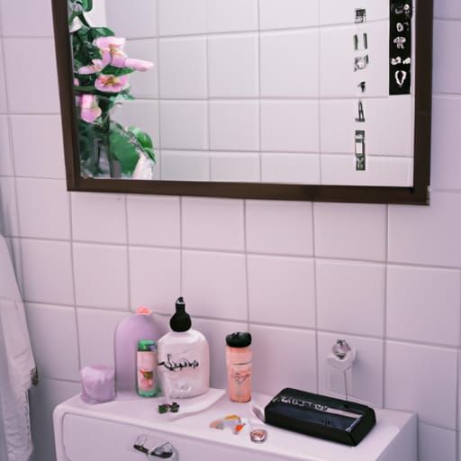 Coquette Korean Bathroom Aesthetic from 1994 Film