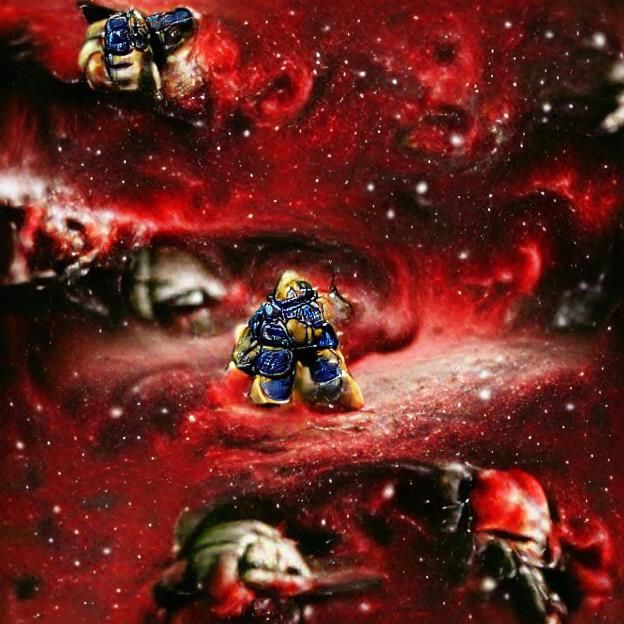 Futuristic Space Marine Digital Rendering