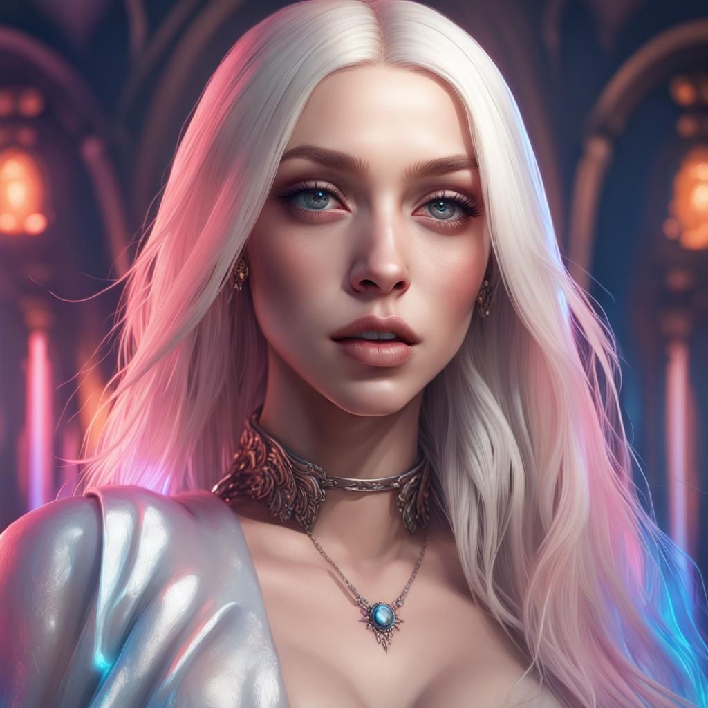 Ava Max Portrait in Artgerm Style