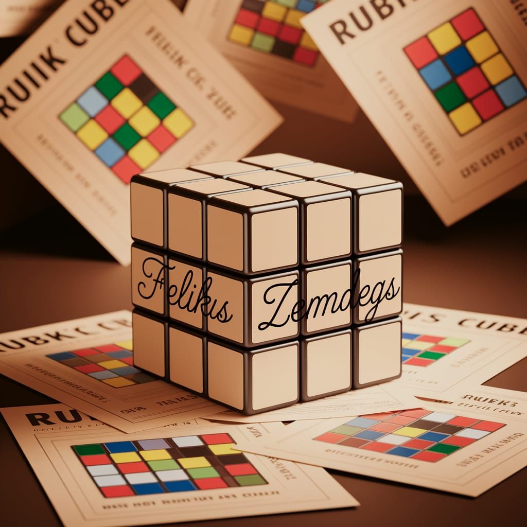 Rubik's Cube Art Featuring Feliks Zemdegs
