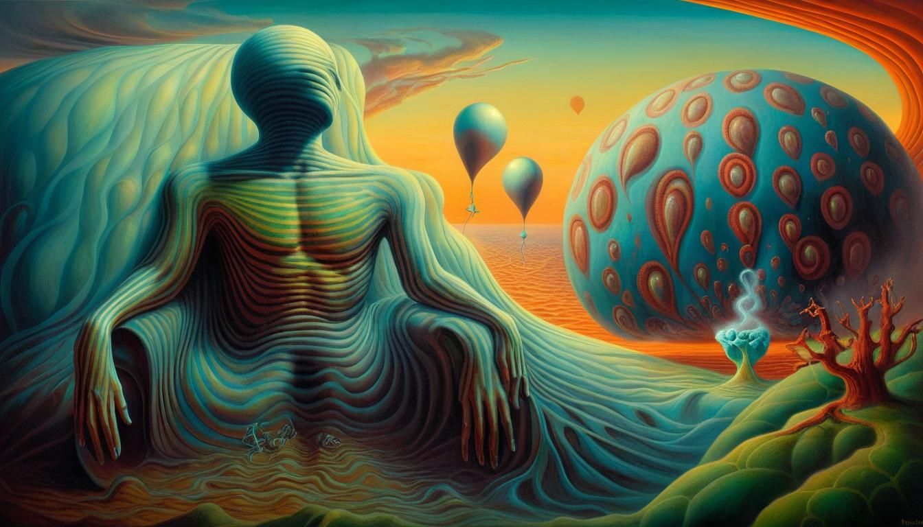 Surreal Psychedelic Art Inspired by Dreamscapes