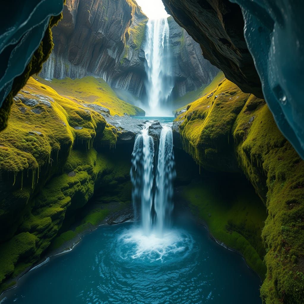 Waterfall Oasis in a Water Closet