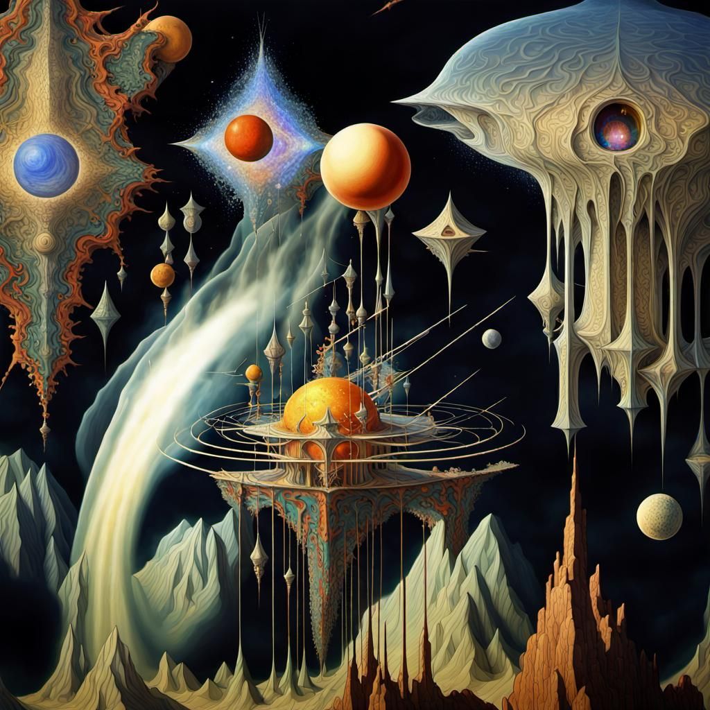 Surreal Reality Fracture in Dreamlike Rendering