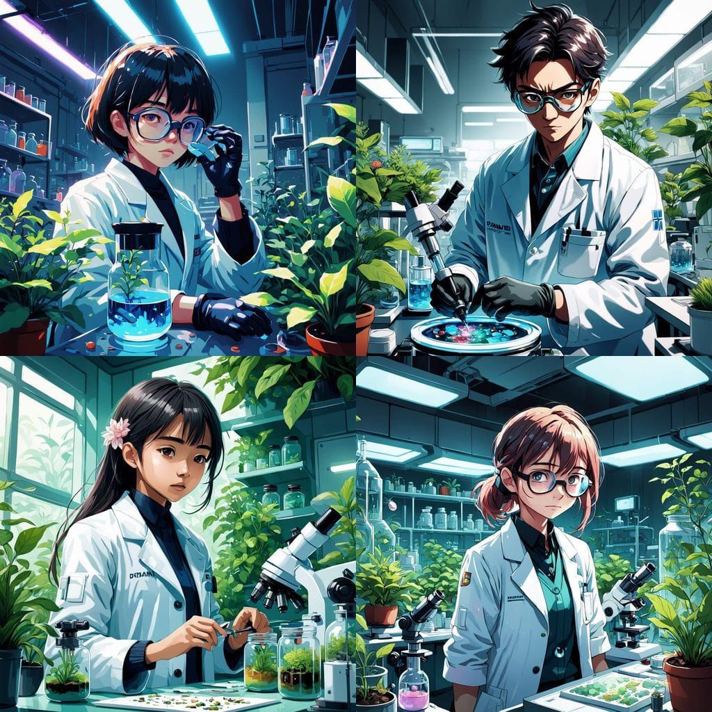 Scientist Cultivates Life in a Futuristic Lab