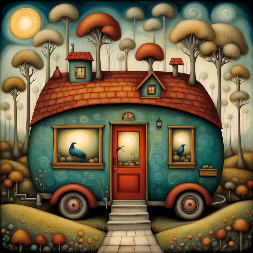 House on Wheels: Surrealist Highway Journey