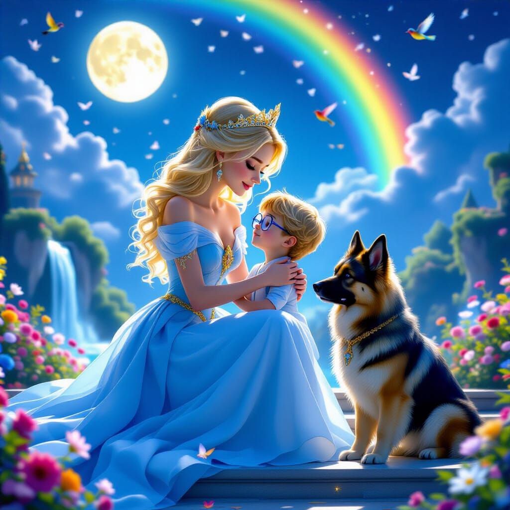 Enchanted Moonlit Embrace at Crystal Palace