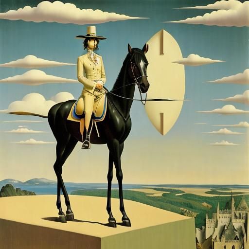 Surrealist Dreamscape Inspired by Existential Longing