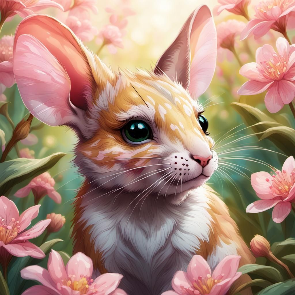 Jerboa in Lush Garden Concept Art