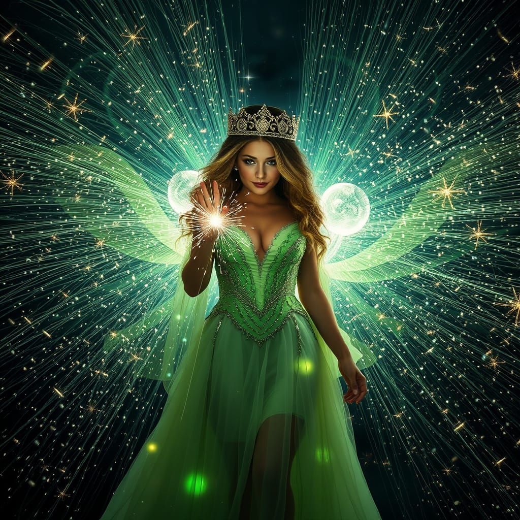 Enchantress Illuminates the Night with Vibrant Lights