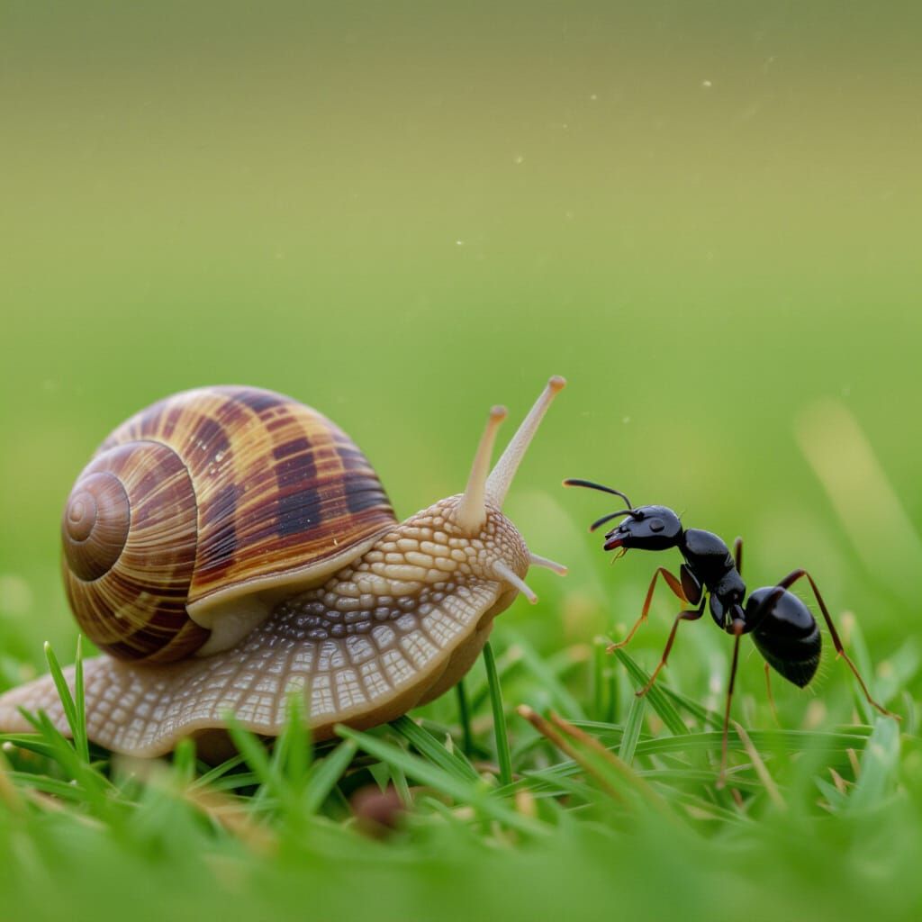 snail is curious about aunt