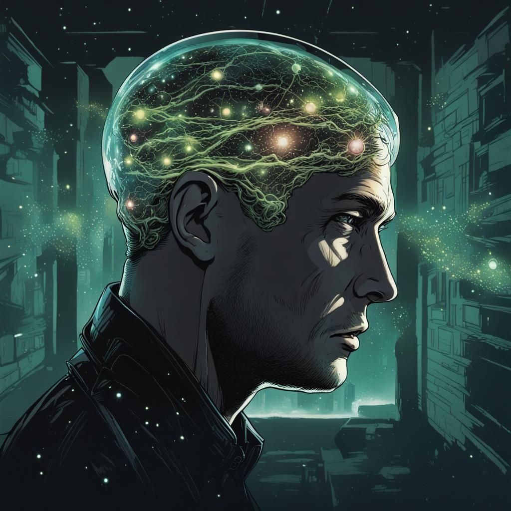 Galactic Neural Connections in Comic Book Art