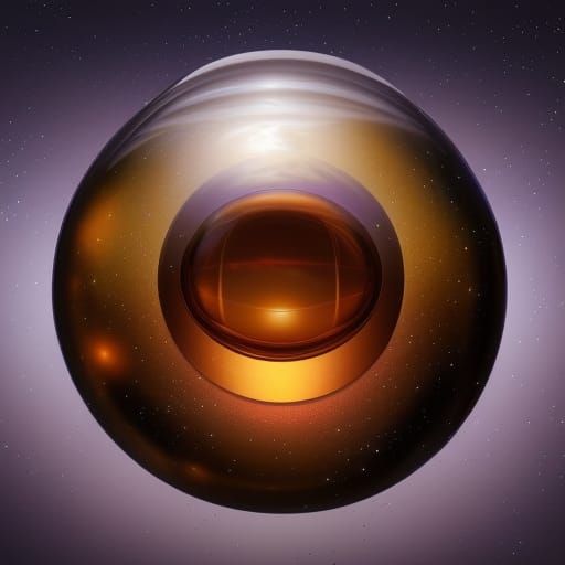 Universe in a Jar: Hyperrealistic 3D Digital Art