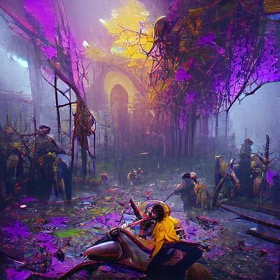Hyperdetailed Zombie Apocalypse Concept Art