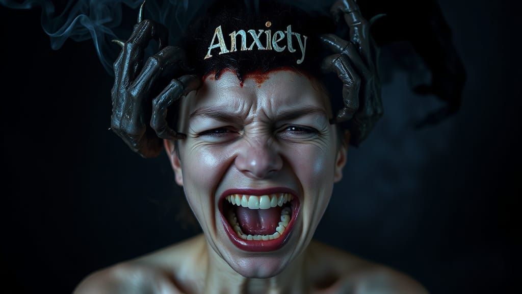 Psychological Agony in Ultra-Realistic Portrait