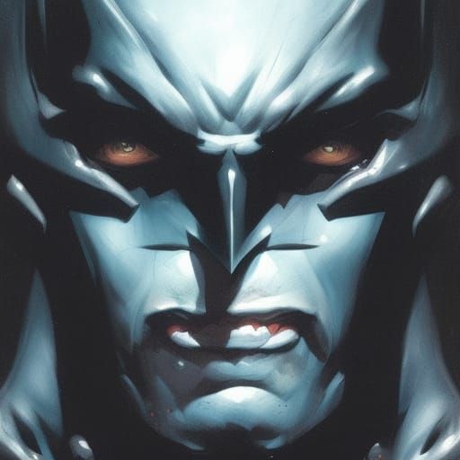 Batman hush comic book portrait