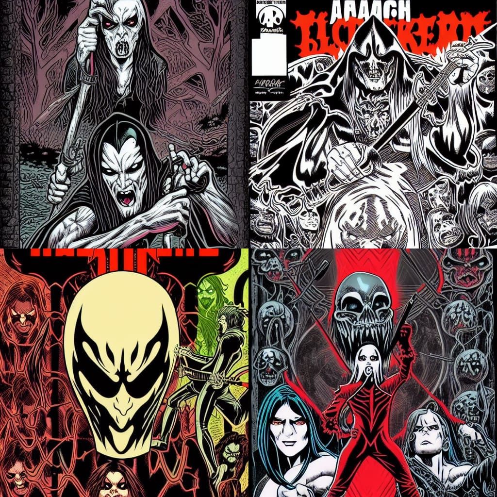 Black Metal Archie Comics Art