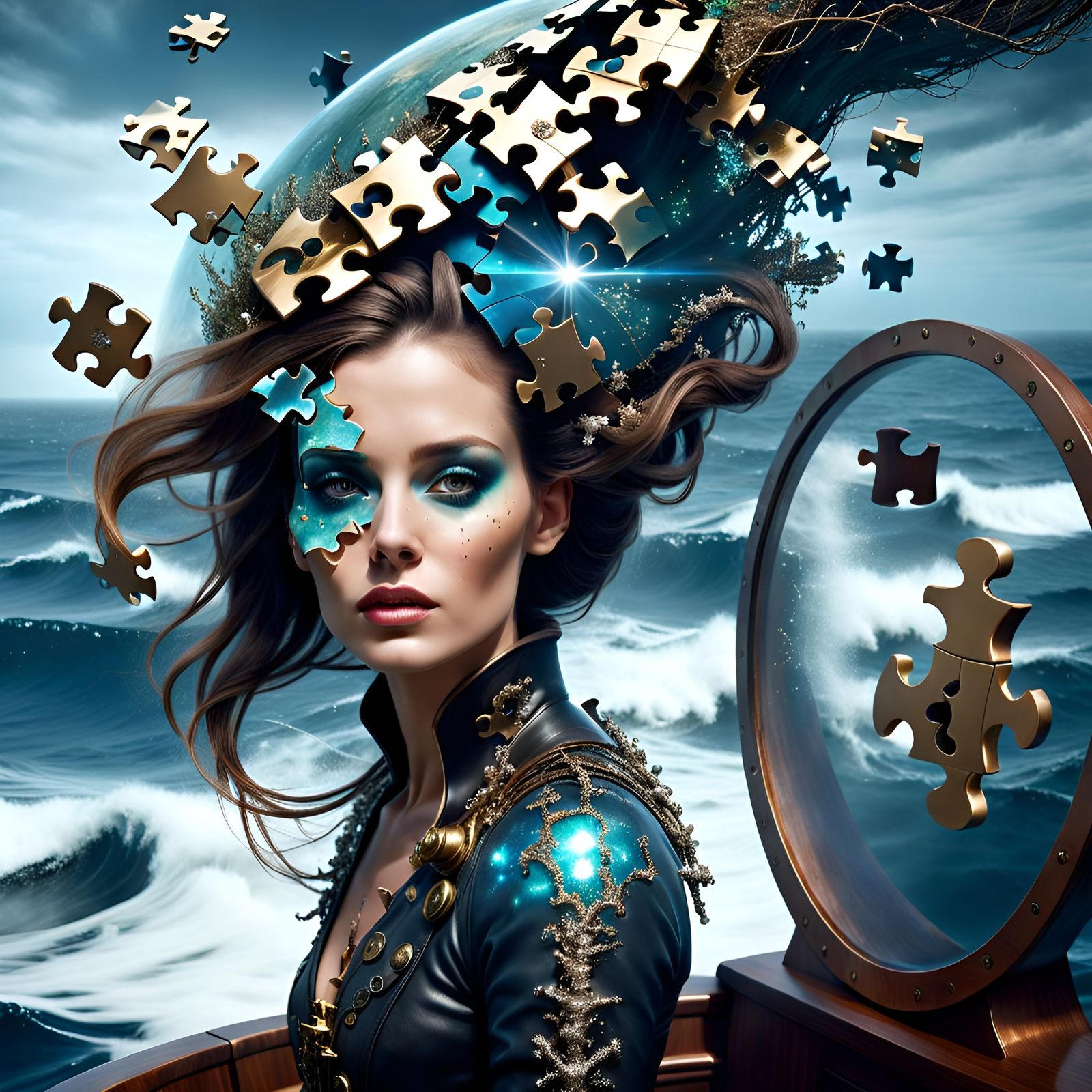 Time’s Up: Puzzle Crack in Space and Time