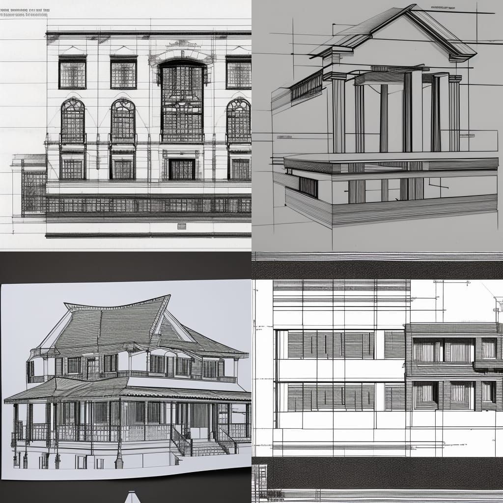 Detailed Architectural Drawing