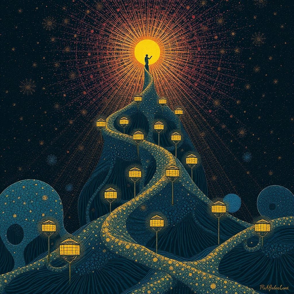 A Cycle of Sin and Regret in a Dreamlike Landscape