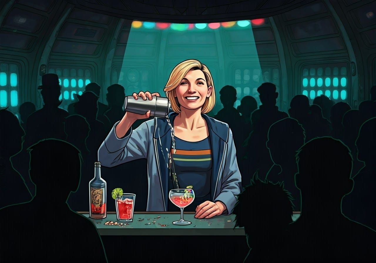 The 13th Doctor Serves a Pan-Galactic Gargle Blaster