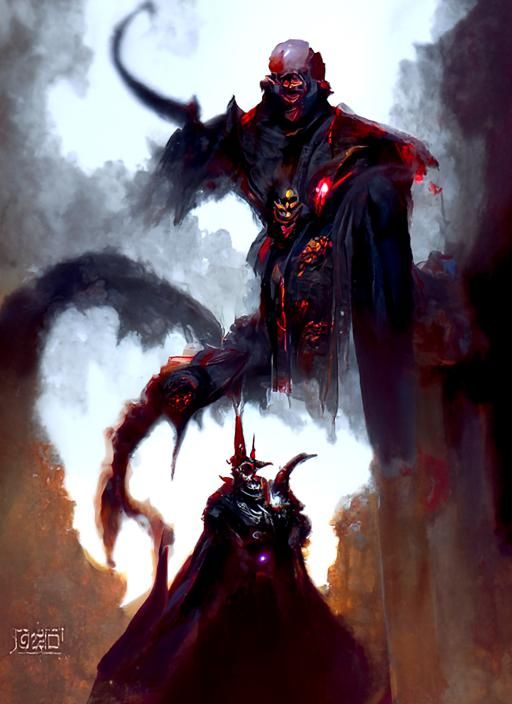 Sinister Evil Demon Lord Artwork
