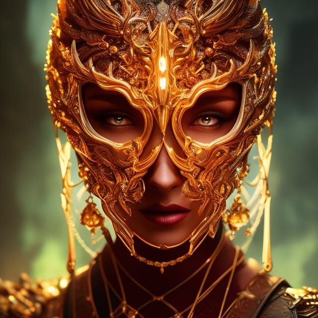 Eldritch Eternal Being in Baroque Style