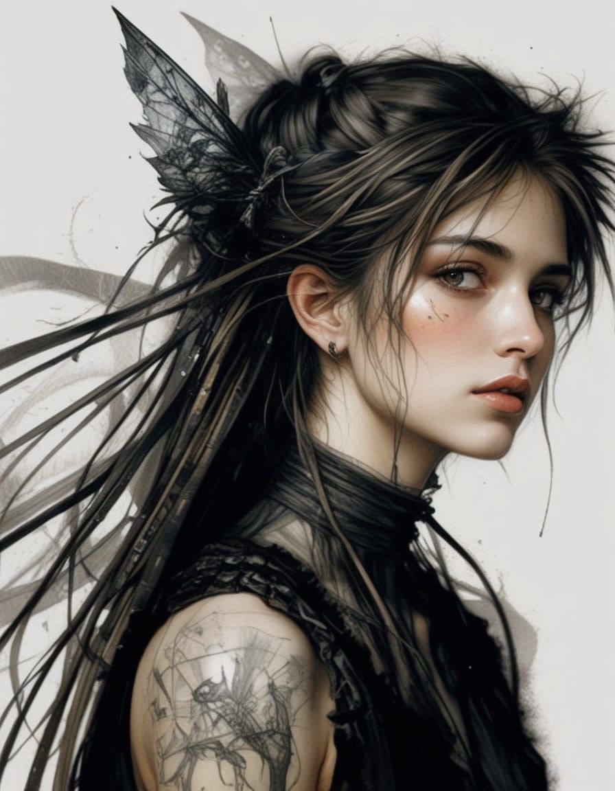 Fairy Aether in Charcoal