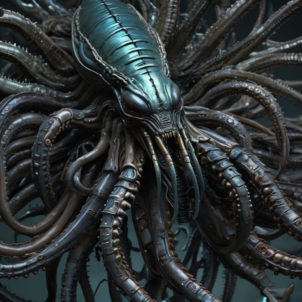 segmented tentacles that are appendages of a particular alie...